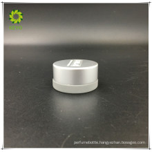 wholesale 5g empty cream use frosted cosmetic glass jar with sliver cap